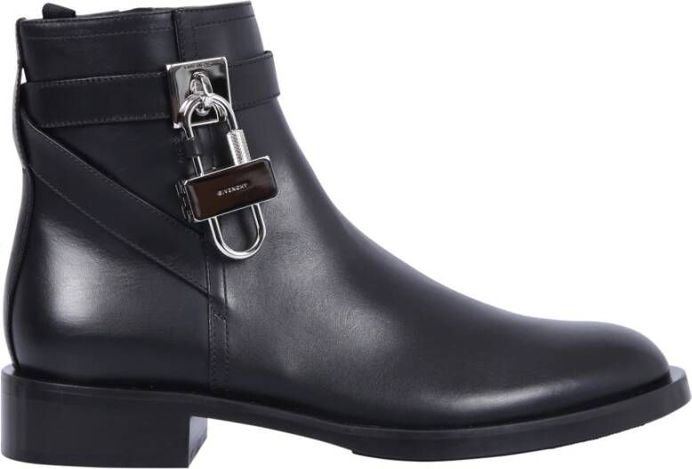 Givenchy Lock Flat Boots Grootte: 37 bestseller: 40 Zwart Dames