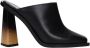 Givenchy Zwarte Leren Hoge Hak Sandalen - Thumbnail 1