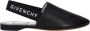Givenchy Zwarte Leren Sandaal met Zijlogo - Thumbnail 1
