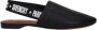 Givenchy Zwarte Leren Sandalen met Logodetail - Thumbnail 1