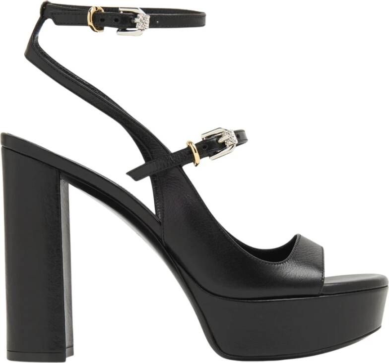 Givenchy Zwarte Leren Sandalen voor Vrouwen