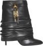 Givenchy Zwarte Leren Stiletto Laarzen - Thumbnail 1