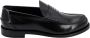 Givenchy Zwarte Loafer Schoenen met Metalen Logo Black Heren - Thumbnail 1