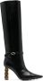 Givenchy Zwarte Logo-Hak Kniehoge Laarzen - Thumbnail 1