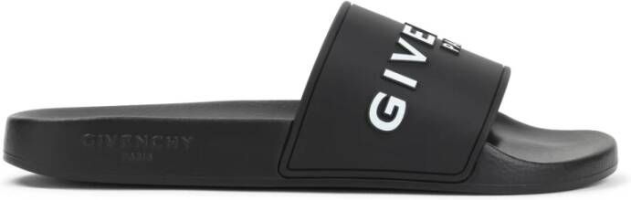 Givenchy Claquettes à logo Taille: 38 Couleur Presta: Noir Bestseller: 25 Zwart