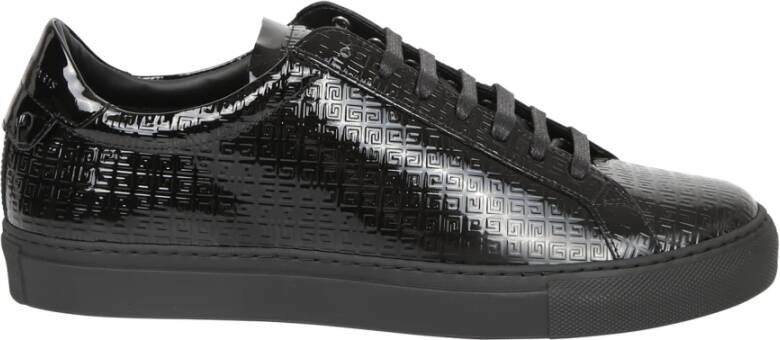 Givenchy Zwarte Sneakers met Krokodillenprint