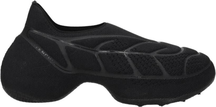 Givenchy Zwarte Stoffen Instaploafers