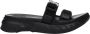 Givenchy Zwarte Stoffen Slipper met Logo Detail - Thumbnail 1