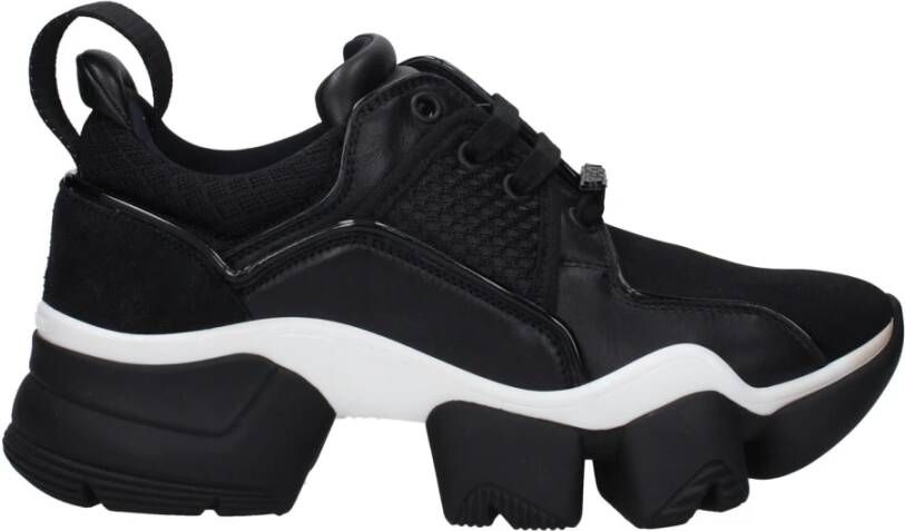 Givenchy Zwarte stoffen sneakers met logo