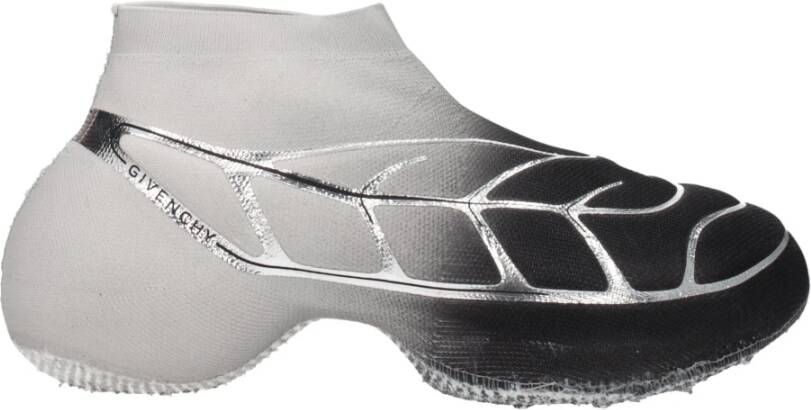Givenchy Zwarte Stoffen Sneakers Sporty Glam