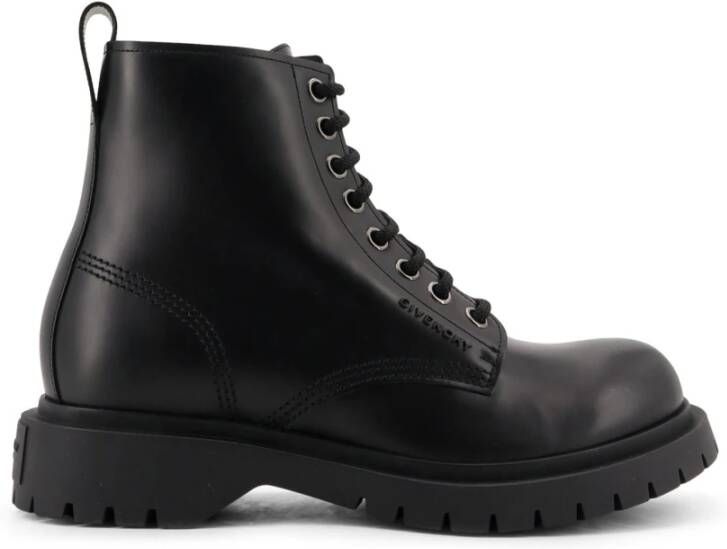 Givenchy Zwarte Veterschoenen Leer Italië