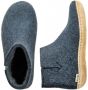 Glerups Gezellige Wollen Pantoffels Blue - Thumbnail 2