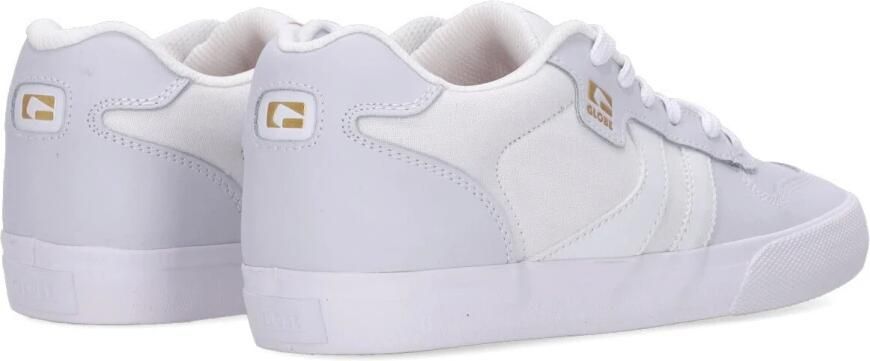 Globe Wit Goud Skate Schoenen Vulcanized Vetersluiting - Foto 3