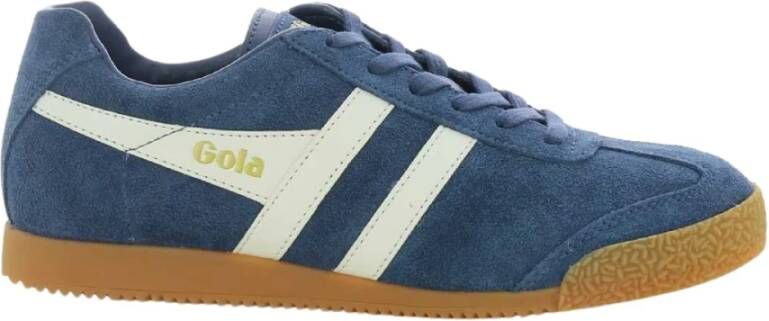 Gola Blauwe Harrier Suede Herenschoenen Blue Heren