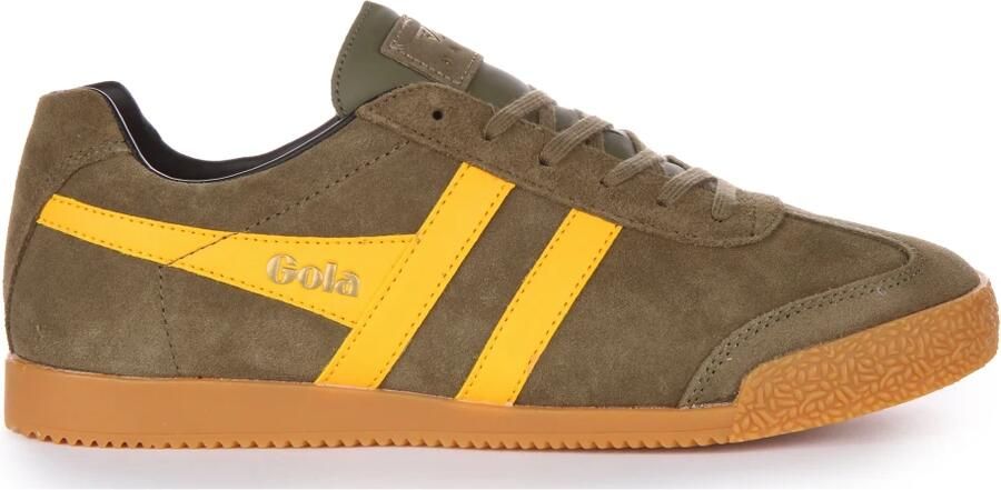 Gola Retro Stijl Sneaker in Khaki Geel