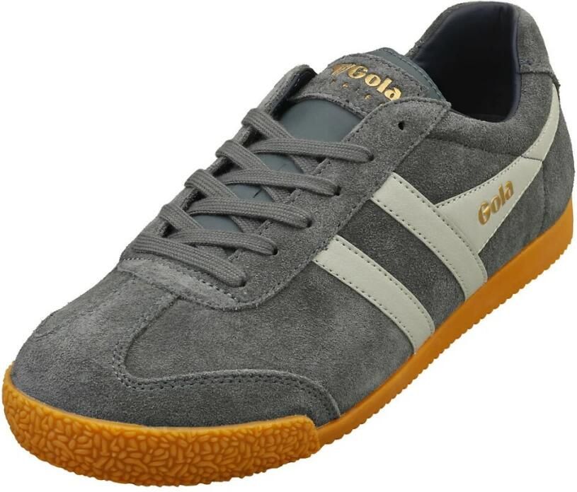 Gola Harrier Suede Sneakers bruin olijfgroen