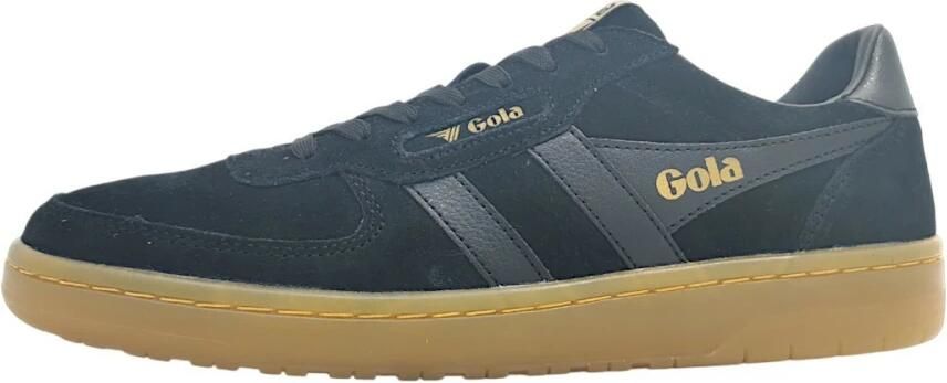 Gola Hawk Suede 86 Heren Sneaker Zwart-Gum