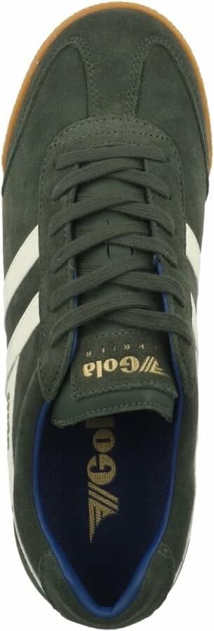 Gola Harrier Herensneaker Donker-Khaki-Off-White-Marine-Blauw - Foto 6