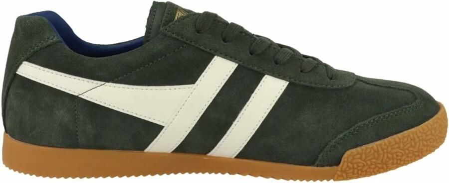 Gola Harrier Herensneaker Donker-Khaki-Off-White-Marine-Blauw - Foto 4