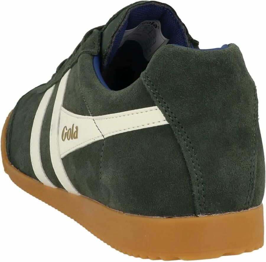 Gola Harrier Herensneaker Donker-Khaki-Off-White-Marine-Blauw - Foto 3