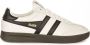 Gola Klassieke Cyclone Leren Sneakers Wit Zwart Vrouwen - Thumbnail 2