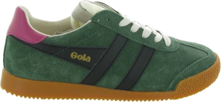 Gola Leren Contact Schoenen Green Heren