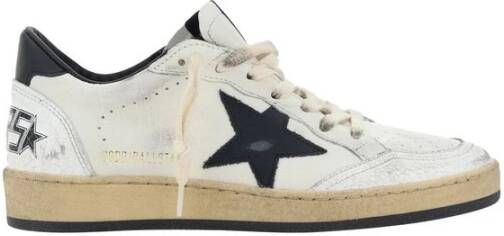 Golden Goose Witte Sneakers met Nappa en Suède White Dames