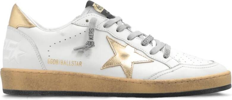 Golden Goose Gelamineerde ster en hiel van lederen bovenwerk White Dames