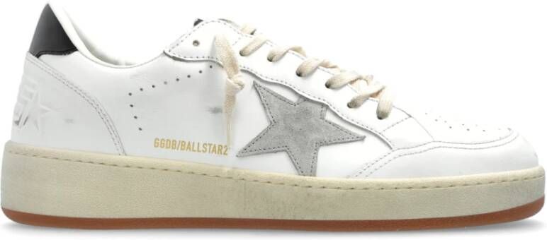 Golden Goose Witte Sneakers met Contrasterende Hiel White Heren