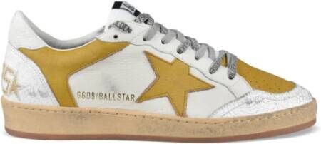 Golden Goose Ballstar Leren Sneakers White Heren