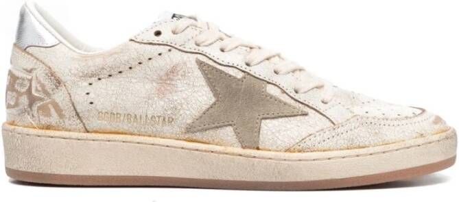 Golden Goose Beige Ballstar Low-top Sneakers Beige Dames