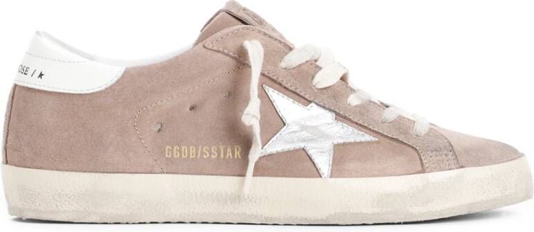 Golden Goose Low-Top Sneakers Super Star Suede Sneaker in bruin