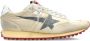 Golden Goose Beige Nylon Sneakers met Sterdetail - Thumbnail 1