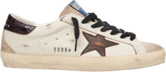 Golden Goose Beige Sneakers Super Star Classic Style