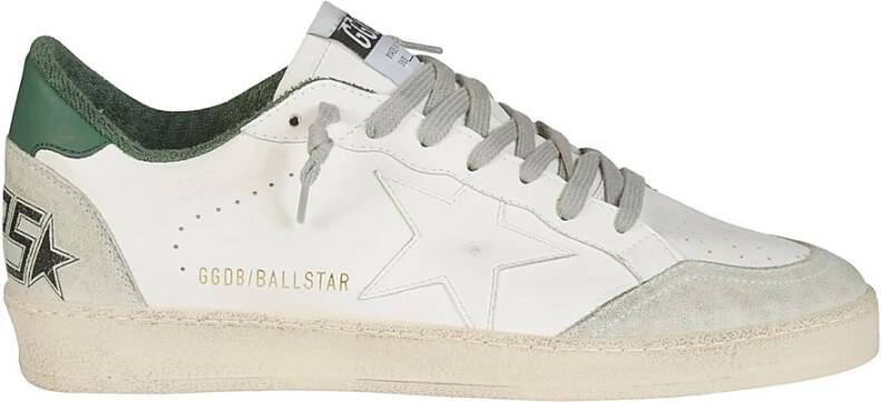 Golden Goose Sneakers van gebruikt-effect leer met contrasterende details White Heren