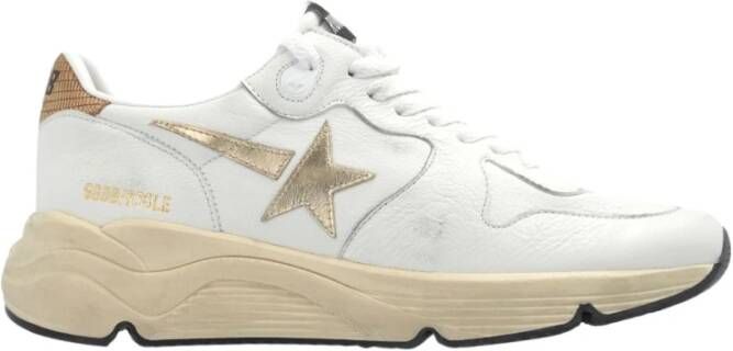 Golden Goose Blanca Star Running Calf Sneakers White Dames