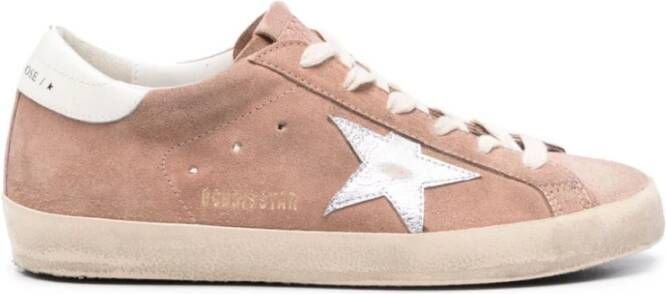 Golden Goose Blush Pink Star Patch Sneakers Pink Dames