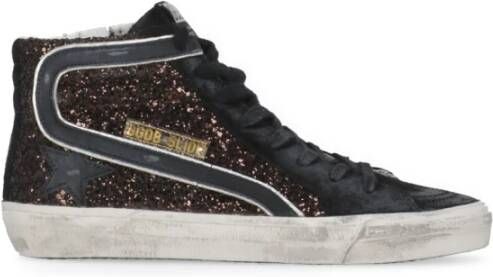 Golden Goose Bruin Leren High Top Sneakers