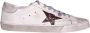 Golden Goose Sneakers Super-Star Met Lijst Gedrukte Ster Geborduurd Beige Heren - Thumbnail 12