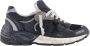 Golden Goose Dad-star Manden Zwart Zilver Veterschoenen - Thumbnail 1