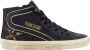 Golden Goose Low-Top Sneakers Dames Slide Sneaker Zwart Glitter in zwart - Thumbnail 3