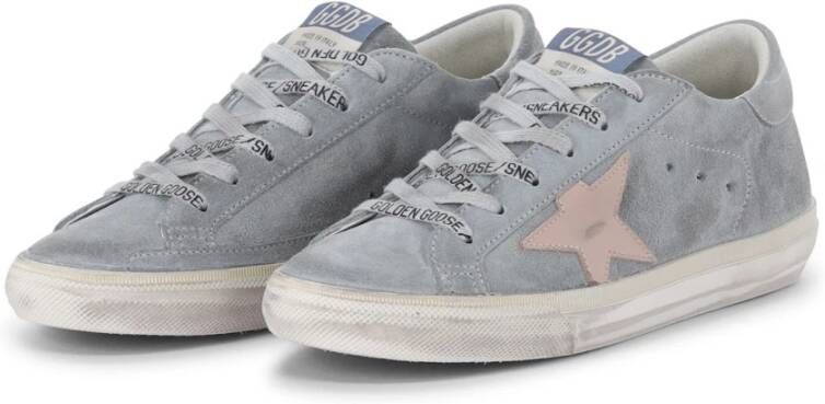 Golden Goose Denim-Style Sneakers met Vintage Charisma