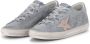 Golden Goose Lichtblauwe Leren Sneakers met Sterlogo - Thumbnail 1