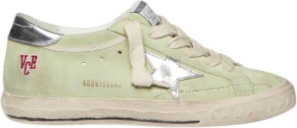 Golden Goose Low-Top Sneakers Dames Super-Star Sneaker Groen in groen