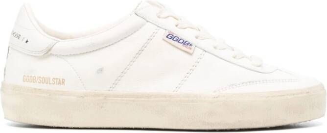 Golden Goose Distressed Leren Sneakers Wit Dames