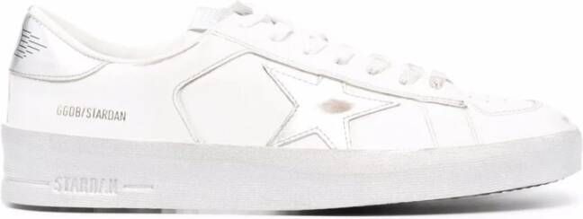 Golden Goose Distressed Low-Top Sneakers White Dames