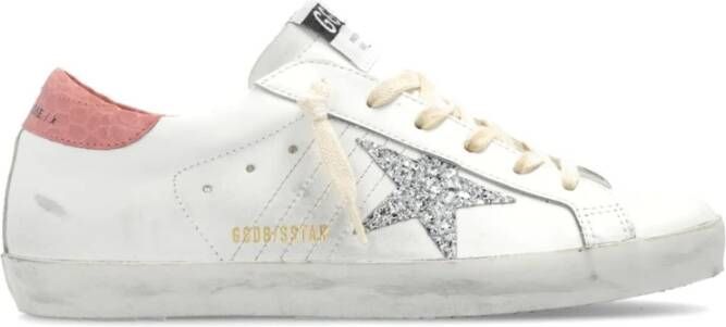 Golden Goose Distressed Sneakers met Star Patch White Dames
