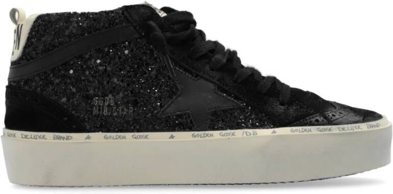 Golden Goose Enkellaagse sneakers 'Hi Mid Star Classic' Black Dames