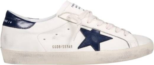 Golden Goose Glanzende leren sterrensneakers Wit Heren