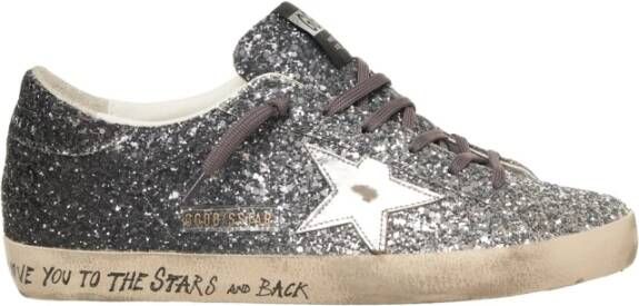 Golden Goose Glitter Finish Classic Star Sneakers